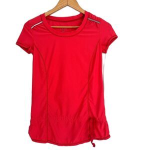 Athleta Cycling Jersey Top Women's Size XXS Pink Zip Pocket